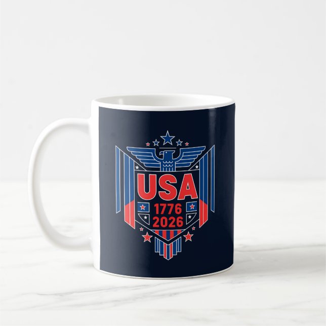 MUG 1776-2026 USA (Gauche)