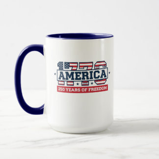 Mug 1776 Amérique 250 Ans | Anniversaire patriotique d
