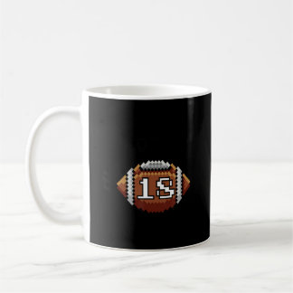 Mug 18 Ans 18e Anniversaire Dude 8 Bit Pixel Footbal