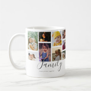 Mug 18 Photo Collage Cute Famille Amour Mémoire Café M
