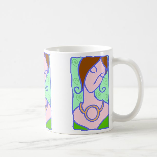 Mug 1920 Taurus Femme avec symbole vert (Droite)