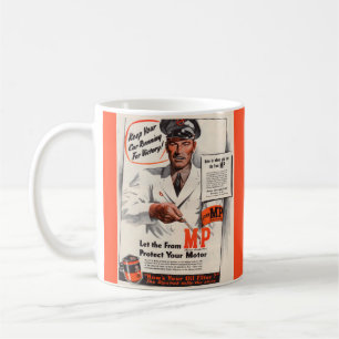 Mug 1940s Gardez votre voiture en marche pour la victo