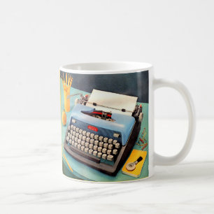 Mug 1950 s typewriter