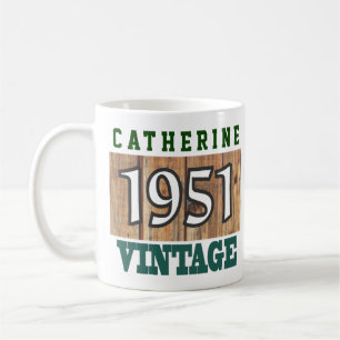 Mug 1951 Année de naissance - Fête d'anniversaire