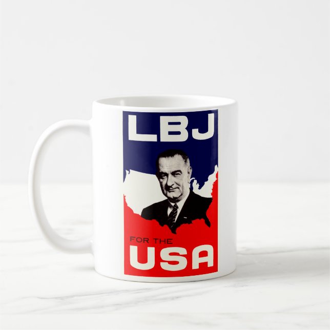 Mug 1964 LBJ pour les Etats-Unis (Gauche)
