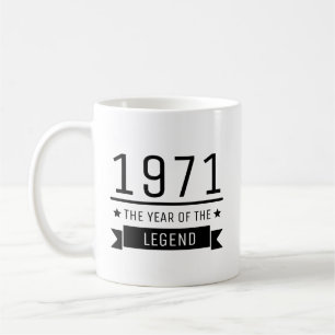 Mug 1971 Année de la Légende, 50e anniversaire Cadeaux