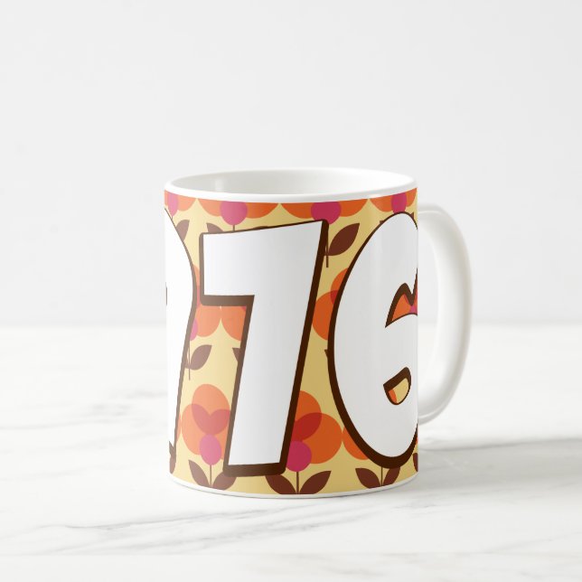 Mug 1976 vintage (Devant droit)