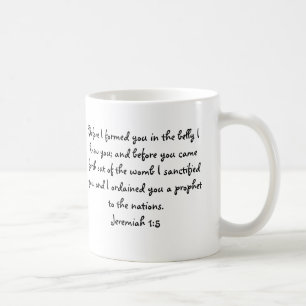 Mug 1:5 du baptême du bébé/Cadeau-Jérémie de baptême