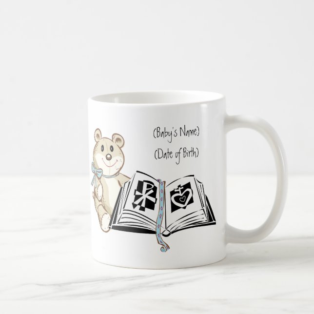 Mug 1:5 personnalisé de Tasse-Jérémie de bébé (Droite)