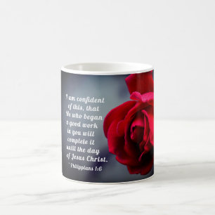 Mug 1:6 de Philippiens je suis sûr de ce vers de bible