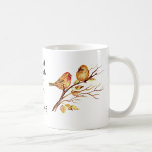 Mug 1 amour de 4:8 de Peter profondément oiseaux