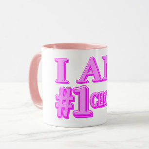 Mug "#1 CHOICE" Mignonne Conception d'expression. Comm