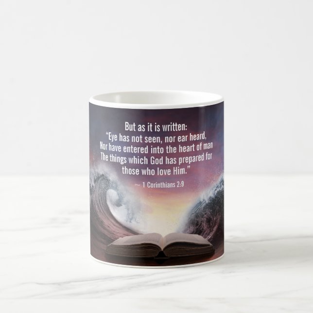 Mug 1 Corinthiens 2:9 L'oeil n'a pas vu, ni entendu, (Centre)