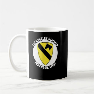 Mug 1re division de cavalerie Fort Hood Texas Emblem V