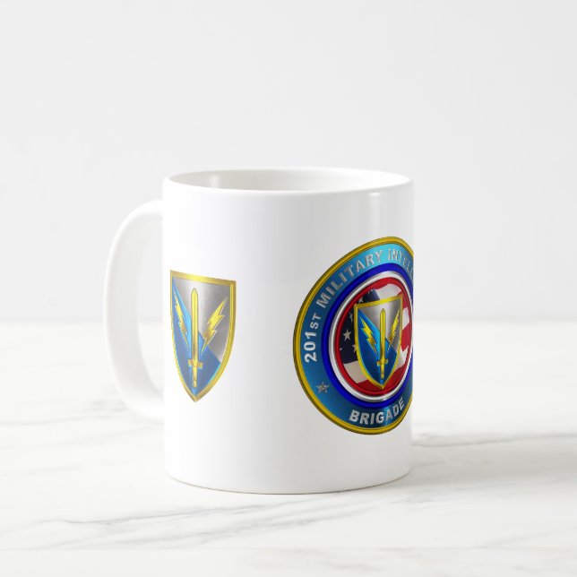 Mug 201e Brigade de renseignement militaire expédition (Devant gauche)
