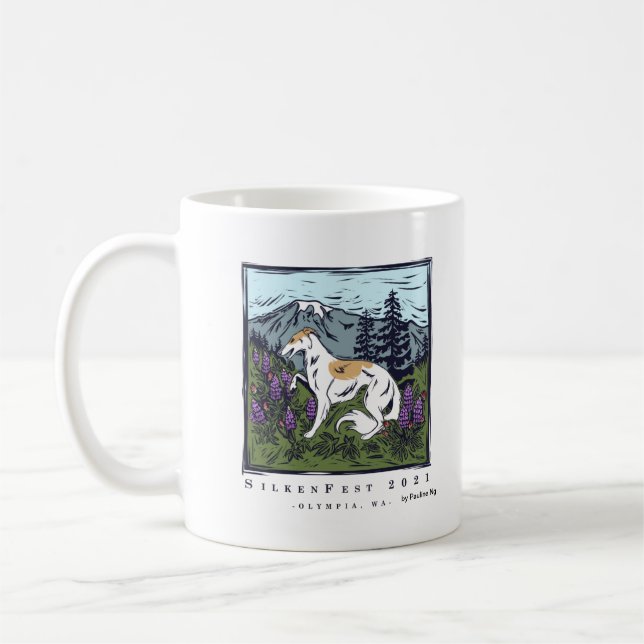 Mug 2021 Silken Windhounds Silkenfest Logo carré (Gauche)