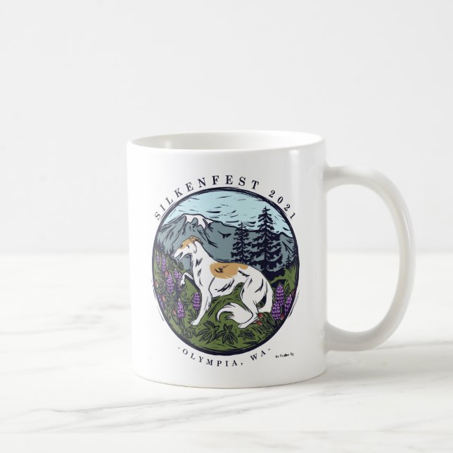Mug 2021 Silken Windhounds Silkenfest Logo round (Droite)