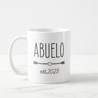 Mug 2023 Abuelo Faire-part de grossesse grand-père esp