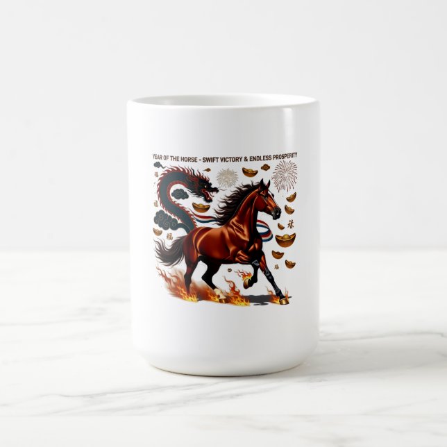 Mug 2026 Year of the Horse Triumph, Lunar Zodiac Gift (Centre)