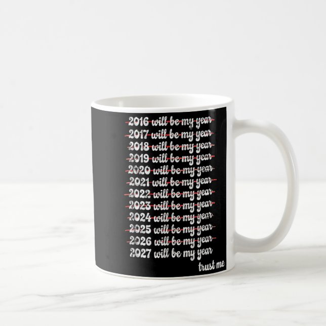 Mug 2027 Will Be My Year Procrastination New Year Reso (Droite)