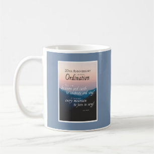 Mug 20e anniversaire d'ordination Félicitations