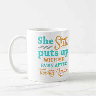 Mug 20e anniversaire du Mariage Humour pour hommes