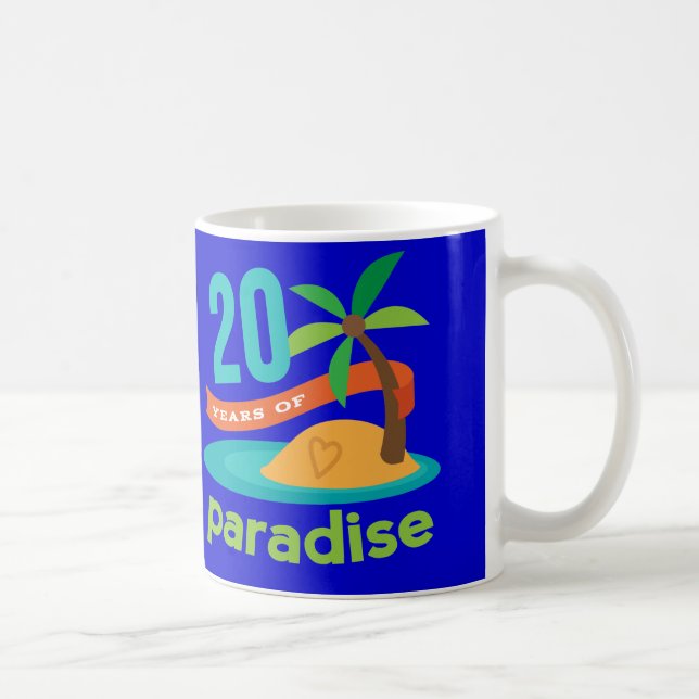 Mug 20ème Cadeau drôle d'anniversaire de mariage pour (Droite)