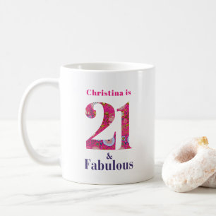 Mug 21 et Fabuleux cadeau de 21e anniversaire