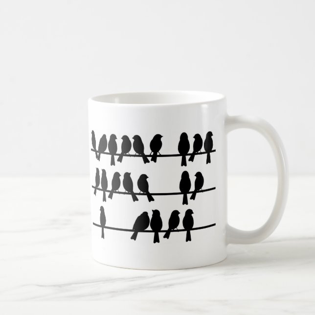 Mug 21 oiseaux sur un fil (Droite)