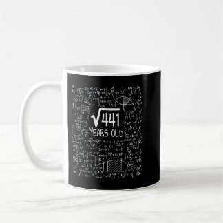 Mug 21e Anniversaire Design - Racine Carré de 441 21 A