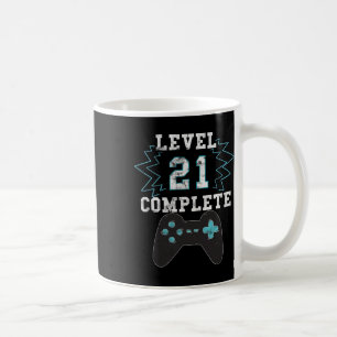 Mug 21e Anniversaire Vidéo Jeu Humour Tee Funny Gamer