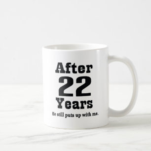 Mug 22ème Anniversaire (drôle)
