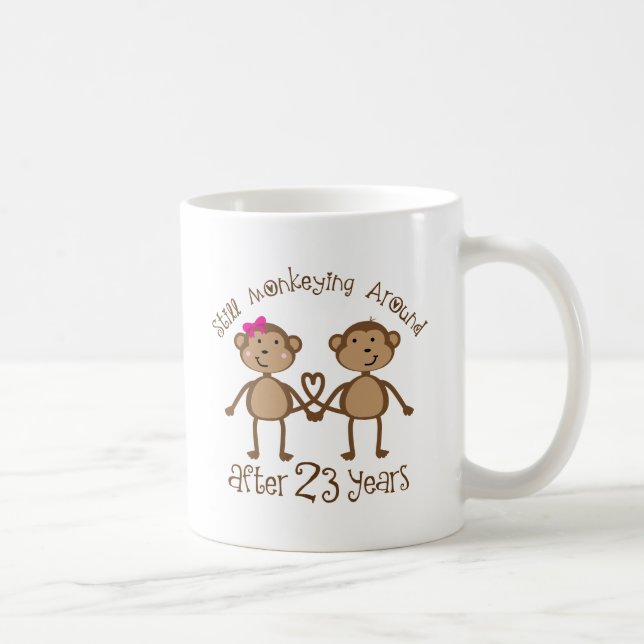 Mug 23ème Cadeaux d'anniversaire de mariage (Droite)