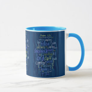 Mug 23ème Écoulement de l'eau de psaume