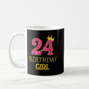 Mug 24e anniversaire fille princesse 24 ans 24e Gif