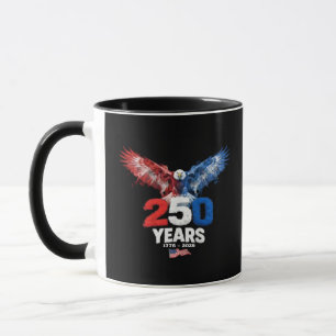 Mug 250 ans américain 1776 2026 250e USA Patriotique