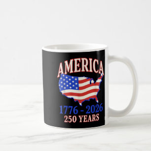 Mug 250 ans d'Amérique Anniversaire 250e Indépendance