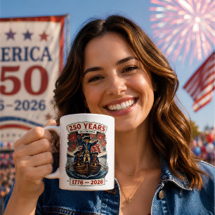 Mug 250e anniversaire de l'Amérique 1776-2026