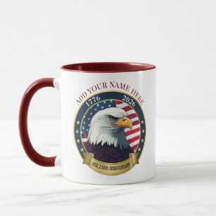 Mug 250e anniversaire USA patriotique 1776–2026