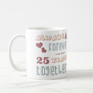 Mug 25e anniversaire du Mariage mignon