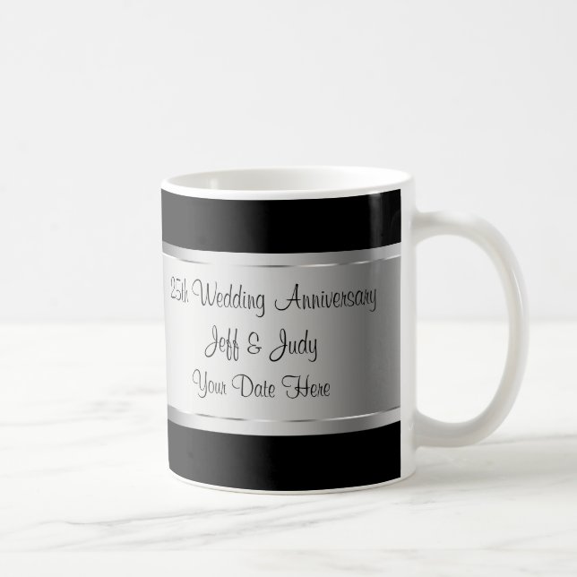 Mug 25ème Anniversaire de mariage (Droite)