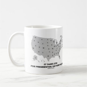 Mug 270 Pour La Victoire Présidentielle En 2024 Carte