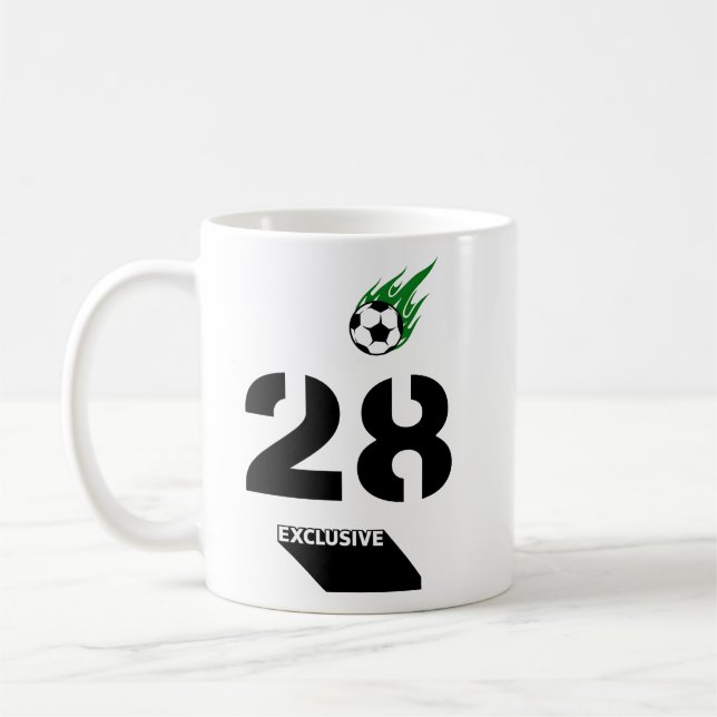 Mug 28 Américain Football Football Fan Joueur Sports (Gauche)