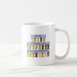 Mug 29 février chats d'anniversaire