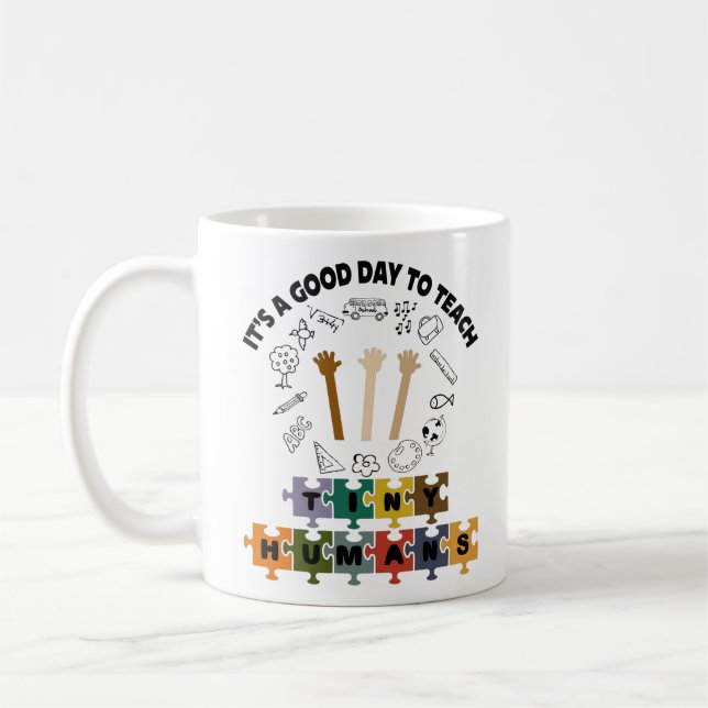 Mug 2/4, C'est un bon jour pour apprendre de minuscule (Gauche)