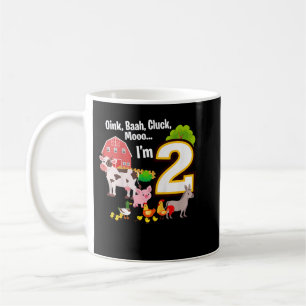 Mug 2 Anniversaire Ferme de deux ans Anniversaire
