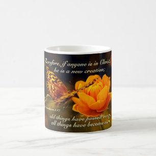 Mug 2 Corinthiens 5:17 Si quelqu'un est dans le Christ
