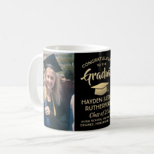 Mug 2 Félicitations pour la graduation photo Elégant N
