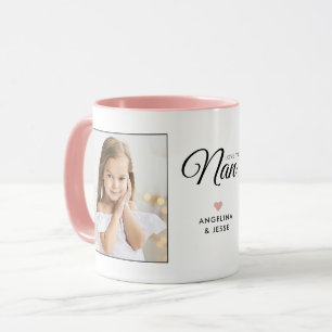 Mug 2-Photo Amour pour Nan/Nana/Mémé/Autre