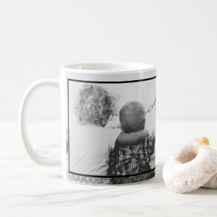 Mug 2 photos en noir et blanc